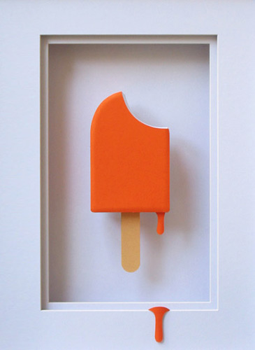 orange ice lolly