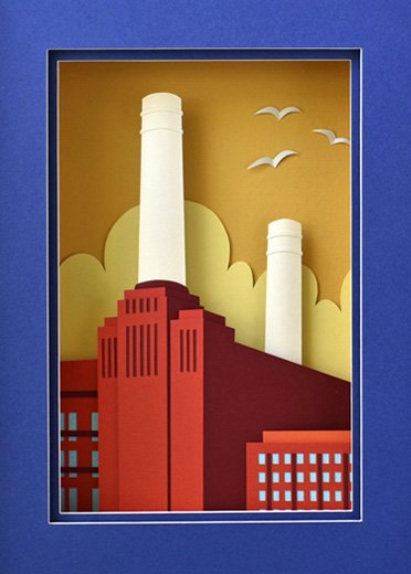 a sunny day over battersea